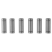 LM8LUU Long Lasting Linear Motion Bearings - Set of 6 for 8mm Rod 3D Printer CNC Parts,Hobby Projects