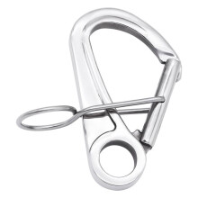 316 Stainless Steel Spring Hook Quick-Release Safety Carabiner Kayak Mooring/Docking Hook Self-Locking Hook