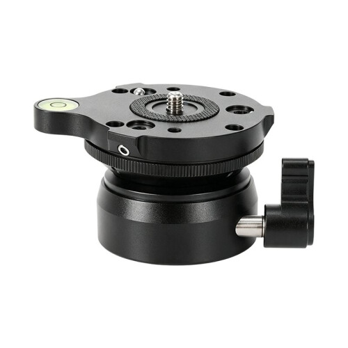 Tripod  Leveling Base Adjustable 15 Degree Table Hemisphere Plate Leveler for DSLR Camera Tripods 1/4''