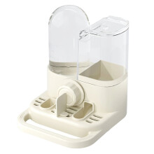 2-in-1 Quail Feeder and Waterer for Cage, Gravity Auto No-Waste Bird Feeder, No-Spill Quail Waterer