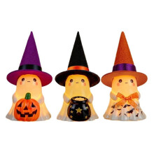 3PCS Halloween Resin Statue for Indoor & Porch Decor, Spooky Halloween Home Decoration