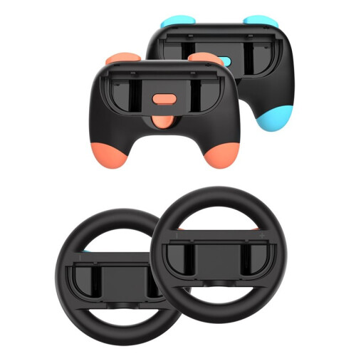 Volants de Course 4 en 1 et Poignées pour  pour  2  pour Racing Game Wheel Game Controller Handle Grip