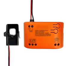 Tuya WiFi for for Monitor, Single Phase Clamp Electricity Meter with 1 X 80ACT Current Transformer
