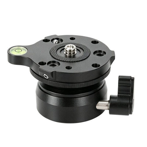 Tripod  Leveling Base Adjustable 15 Degree Table Hemisphere Plate Leveler for DSLR Camera Tripods 3/8"