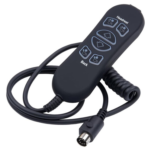 HSW306 Compatible 6 Button 7 Pin Remote Controller Replacement Hand Wand for Power Recliner