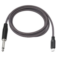 Câble Audio USB TYPE-C Vers 6,35 mm, Câble Audio pour Piano Électronique, Guitare, Console de Mixage, Carte Son