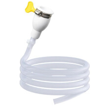 10FT Faucet Hose Adapter for Outdoor Cleaning Silicone for Most Circular Faucets Floor Flushing, Pool Filling