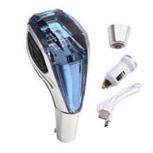 Car Crystal Universal Modified Gear Shift Knob Lever Handball Multicolor LED Light Car R13524 Modified Shift Knob 6Speed