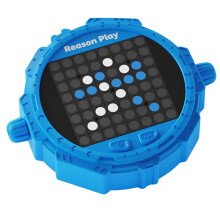 Kid 6 In1 Pocket Electronic Chess Board Toy - Flip Tic-Tac-Toe Gomoku Portable Travel Puzzle Game