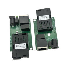 100M Ethernet Fiber Media Converter PCB Board,1x RJ45 & 1x SC Port,1 Pair Ethernet Fiber Optic Transceivers for