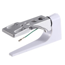 Cartridge Alignment and Overhang Gauge Tool 52mm - with Vinyl Turntable Cartridges and Styli , LP Accessory White+Silver