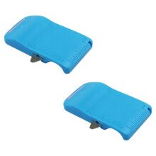 2pcs Adjustable Magnetic Sewing Track Built-in Seam Ripper with Measurement Seam Guide Anti-Curling Positioning Tool