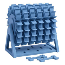 Draaiende Spoel Draad Organizer voor 60 Spoelen Ruimtebesparende Naaioplossing voor Creatievelingen Blauw