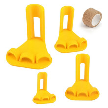 Hühnerbein-Schiene-Set mit Löchern Zur Behandlung Von Bumble Foot für Hühner und Enten bei Frakturen, Gekrümmten Zehen, Osteoarthritis