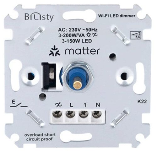 MATTER Intelligenter Wand-Einbau-Dimmer