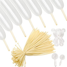 100Pcs Clear 260 Balloons for Animal Balloons - Premium Quality Long Skinny Latex Balloons for Kids' Parties