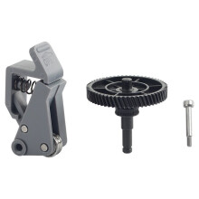 Helical Extruder Drive Gear Anti-Slip Feeding Gear Replacement for Sparkx I7 3D Printer Reduce Skipping Filament Gear