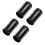 Compact XLR Microphone Solder Adapter, 3-Pin Black Shell XLR Solder Connector, Right Angle 1