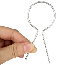 100pcs Wire Clamp Fence, Wire Tie, Portable Outdoor Fence, Fastening Strap, Fence,for Chain Link Fencing Projects