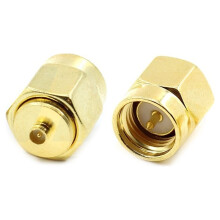 10Pcs SMA Male to IPX U.Fl Male RF Connector Coaxial Converter IPX to SMA Adapter Straight