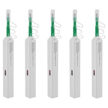 5PCS 2.5mm for ST SC FC One Click Optic Fiber Cleaner Pen Connectors Adapters and Ferrules 800 Times Cleaning