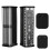 Mecha Transparent 8PCS 21700 for Battery Power Bank Case Kit with Quick Charge Type C (Black) 1