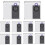 10 Pack Replacement Dust Bags Compatible for  Flow 2 Vacuum Cleaner, Disposal Bag Accessories 1