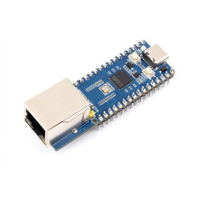 Placa de Desenvolvimento RP2350A POE-ETH Dual-Core Dual-Architecture W6300 Ethernet RJ45 Porta 100Mbps Suporta Módulo PoE