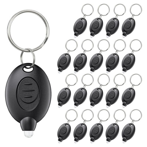 20 Pack LED Keychain Flashlight  LED Keychain Light Portable Key  Torch for Outdoor Camping Hiking