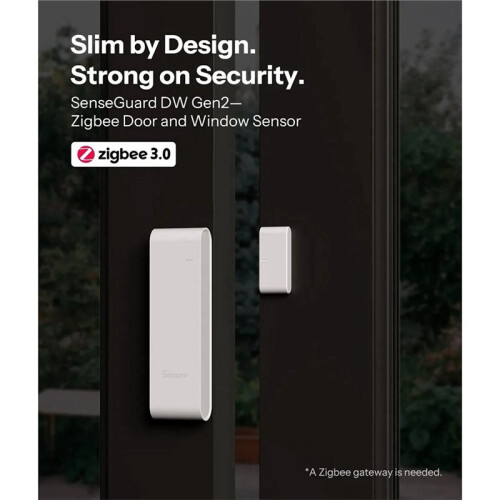 SNZB-04PR2 Zigbee 3.0  Door and Window Sensor  Automation Module Requires Zigbee Hub 2