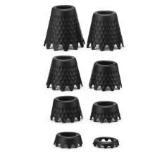 8pcs Simulator Tees Set: 1/4" to 2" Height Control for Indoor and Outdoor Practice