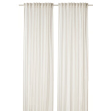 IKEA DYTÅG Linen Curtains 145x250 cm