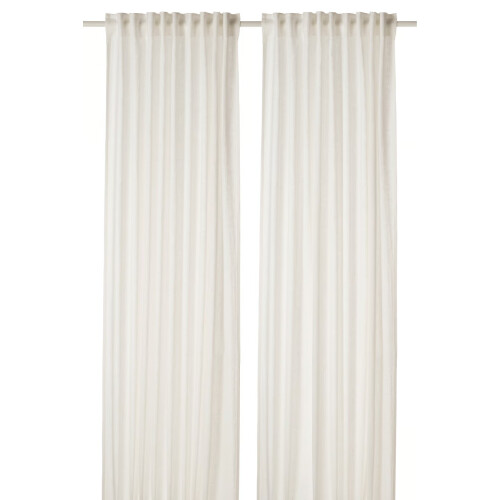 IKEA DYTÅG Linen Curtains 145x250 cm