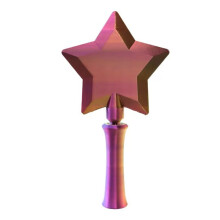 Portable Contactless Payment Card Holder Star Wand Retractable Tap to Pay 3D Printed Multicolor
