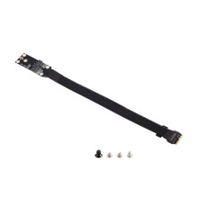 M.2 Key A.E. WiFi Card Extension Cable PCI-E 4.0 X1 Flexible Riser 20CM