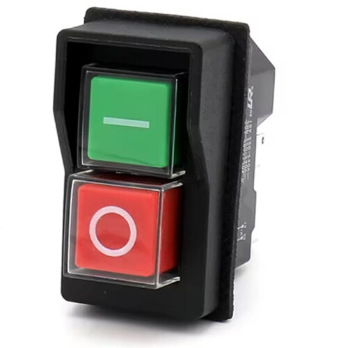 YH02A 250VAC Electromagnetic Push Button Switches  Machine Tool Equipment Waterproof  5pin