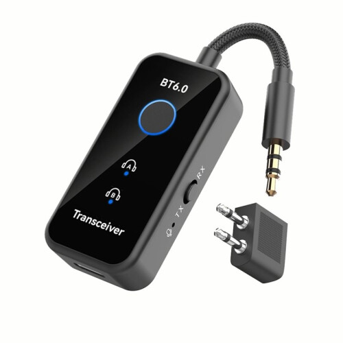 6.0 Wireless Audio Transmitter and Receiver 3.5mm Plug AAC/SBC Built-in Isolation IC for  Device