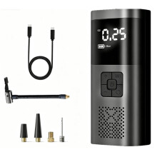 Tire Inflator Portable Car Tyre Inflator Air Compressor 150PSI with Auto Shut-Off, Type C Charging, and LED Light