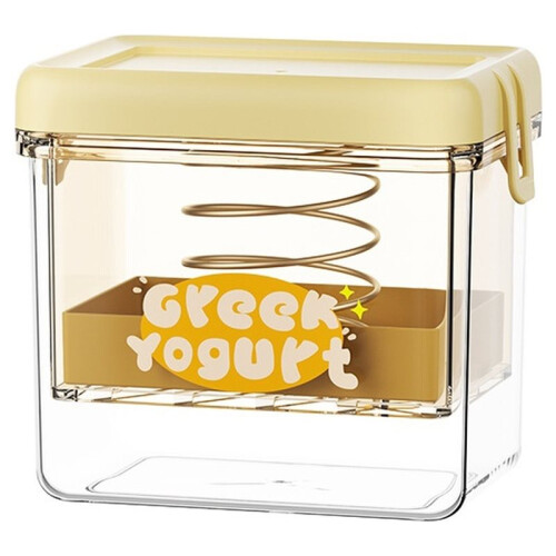 Spring-Loaded, BPA-Free, Electricity-Free Whey Separator for Easy, Thick, Smooth Yogurt Making.Whey Filter Tool