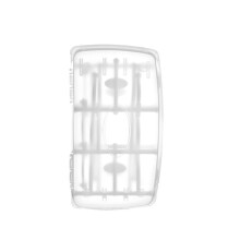 Foldable Baby Bottle Drying Rack Portable Dustproof Box with Cover Dryer Holder White