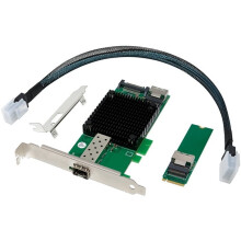 Scheda di Rete per Server Industriale M.2 Mellanox ConnectX-4 Single-Port 25GbE SFP28 M.2 M KEY 2280 Adattatore SFP28 25G