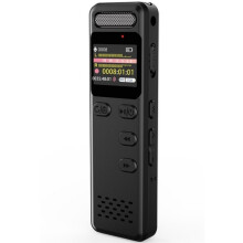 16GB Professional Digital Voice Recorder 1.0-Inch TFT Color Display OTG Type-C Noise Reduction USB Disk Dictaphone