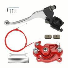 Ersatzkit für Bremshebel und Bremssattel für -Bike für CT100U Scheibenbremsen-Kit mit Ersatz für Rot