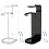 2pc Acrylic Clear Light Saber Stand Simple Organizer for Exhibition Hall Restaurant Wall Mount Storage Rack 2pc 1