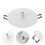 Light Flat Metal Ceiling Pendant Cover Lamp White Plate for Seamless Installation White 7