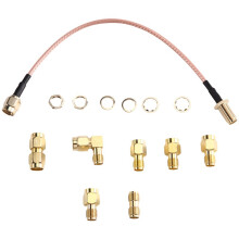 SMA Male to SMA Female Cable Assembly 15cm with 7 Units Sma Adapters Sma Male Sma Female Rpsma Male, RG316 Cable