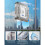 Mop Pads with Brackets Replacement for  Winbot W3 Omni Window Cleaning Robot Window Cleaning Rag Accessories 5