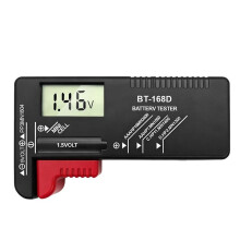 Battery Tester Household Batteries, Digital Battery Checker for AA AAA C D 9V 1.5V Button Cell Batteries
