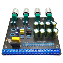 Wzmacniacz Audio HiFi, Splitter NE5532 OP Amp, 1 Wejście 4 Wyjścia, Wzmacniacz Mocy, dla Przedwzmacniacz do Muzyki Domowej, Zasilanie AC12V,