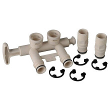 7345388 Water Softener Bypass Valve Assembly Kit with 2 Adapters, 4 Clips, and 4 O-Rings